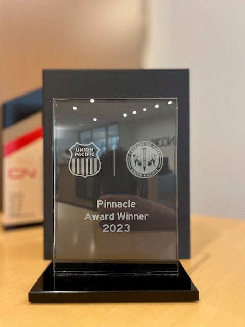 NorFalco is the recipient of Union Pacific’s 2023 Pinnacle Award